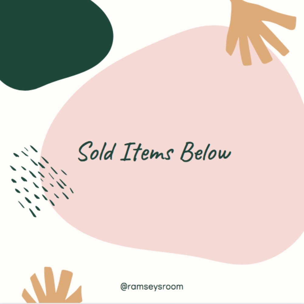 Sold Items Below